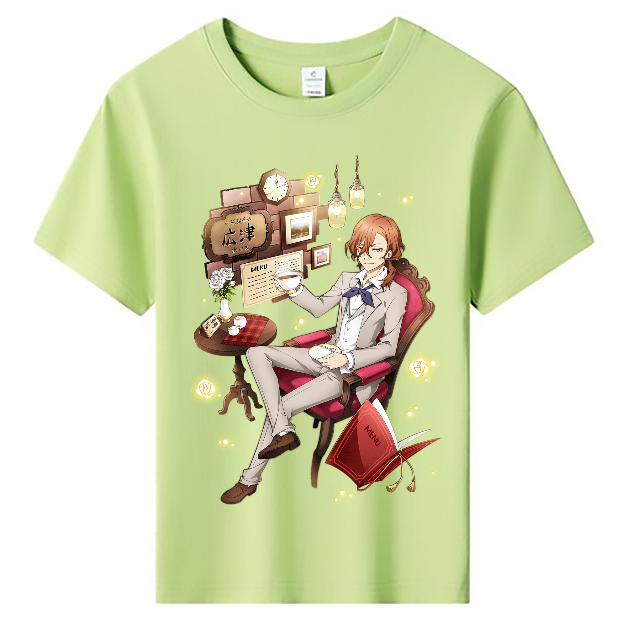 （画像用） 文豪ストレイドッグス Bungo Stray Dogs 綿100％キッズTシャツ（フロントプリント）